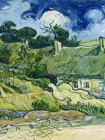 Produit Vincent Van Gogh : Chaumières à Cordeville Image