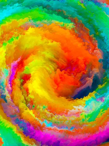 Produit Colorful Gradient Swirl Image