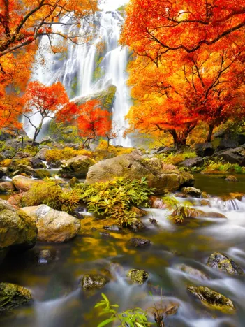 Produit Autumn Waterfall Image