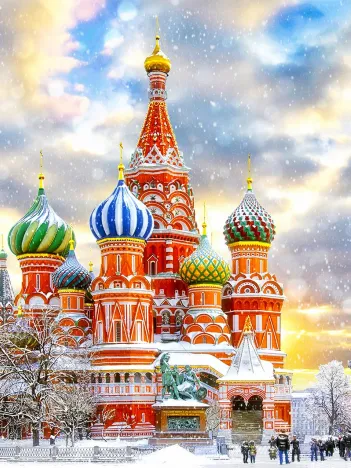 Produit Cathedrale Saint Basile, Moscou Image