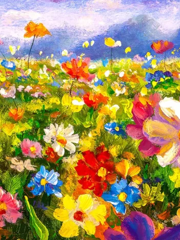 Produit Colorful Flower Meadow Image