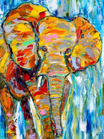 Produit Éléphant coloré Image