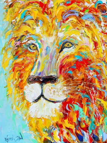 Produit Lion Coloré Image