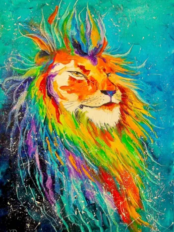 Produit Rainbow Lion Image