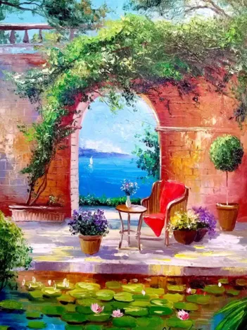 Produit Sea View Through the Arch Image