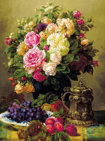 Produit Jean-Baptiste Robie - Still Life with Roses Image