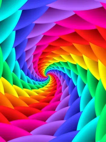 Produit Gradient Rainbow Swirl Image