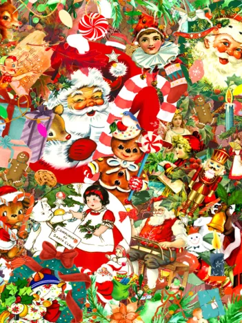 Produit Un Noël Vintage Image