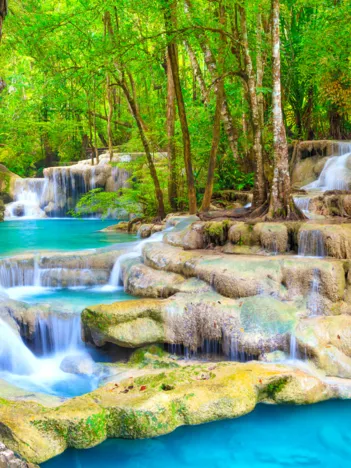 Produit Chute d'Eau Turquoise, Thaïlande Image