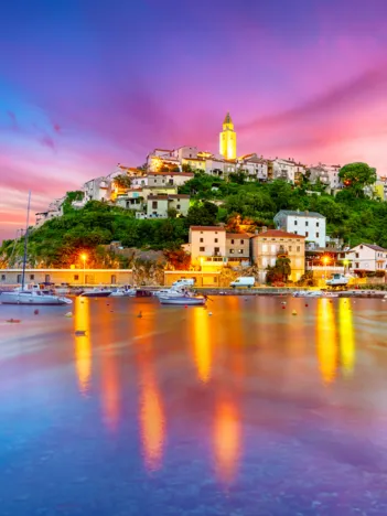 Produit Village de Vrbnik, Croatie Image