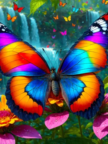 Produit Papillon dans la Forêt Image