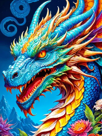 Produit Dragon Bleu Image