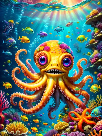 Produit Pieuvre Mignonne Image