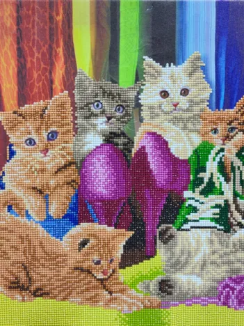 Produit Crystal Art - Kit Broderie Diamant - Chatons Image