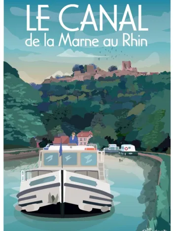 Produit Le Canal de la Marne au Rhin, France Image