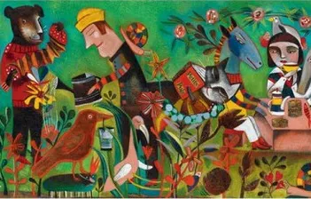 Produit Collection Puzzle Gallery - Aurélia Grandin : Colourful Garden Image