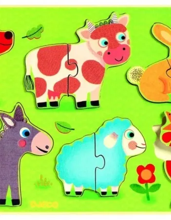 Produit Puzzle en Bois - Coucou Cow Image