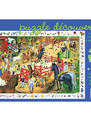 Produit Poster et jeu d'observation : Equitation Image