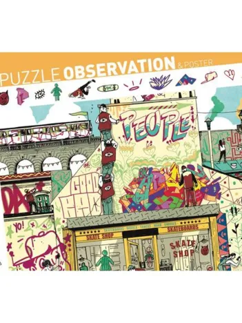 Produit Puzzle Observation - Streetart Image