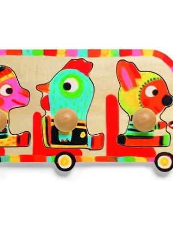 Produit Encastrement en Bois, Bouton en Bois - Bus Image