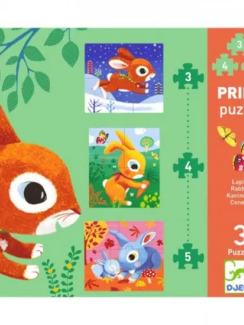Produit 3 Puzzles Evolutifs - Lapins Image