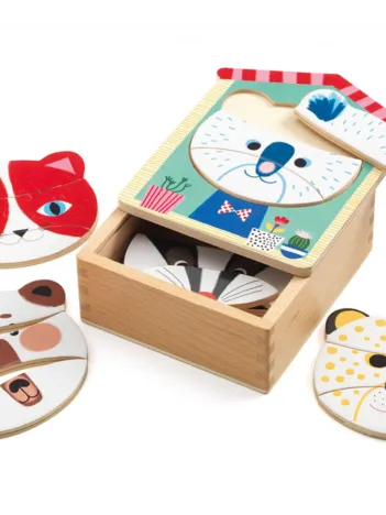 Produit Puzzle en Bois - Face-mix Image