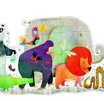 Produit Puzzle Géant : La Parade des Animaux Image