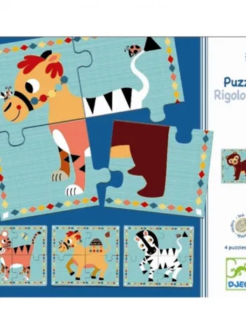 Produit 4 Puzzles en Bois - Rigolo n'co Image