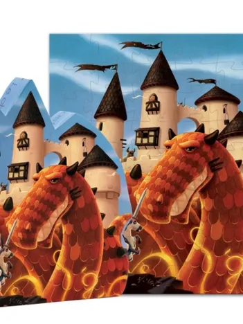 Produit Boîte Silhouette - Château et Dragon Image