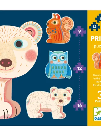Produit 3 Puzzles Evolutifs - Dans la Forêt Image