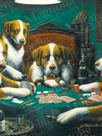 Produit Dogs Playing Poker Image