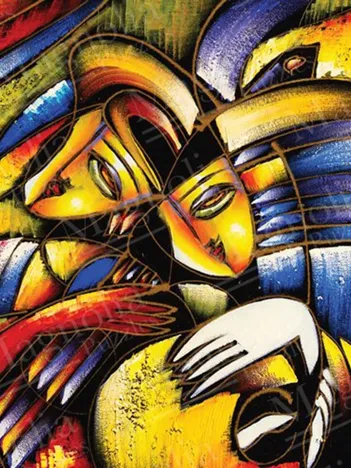 Produit Abstract Face Image