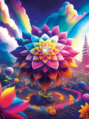 Produit Sacred Geometry Flower Image
