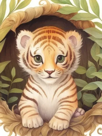 Produit Cute Tiger Image