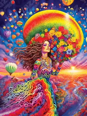 Produit Fly With Flowers Image