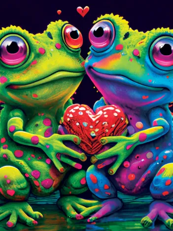 Produit Frogs In Love Image