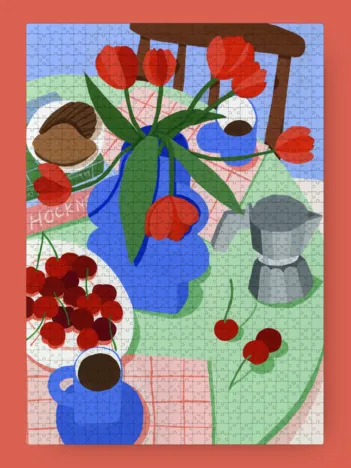 Produit Gouter au Vase Bleu Image