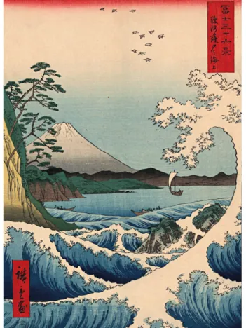 Produit Mont Fuji et Vagues Image