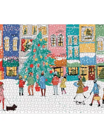 Produit Chanteurs de Noël - Puzzle de 1000 Pièces en Boîte Carré Image