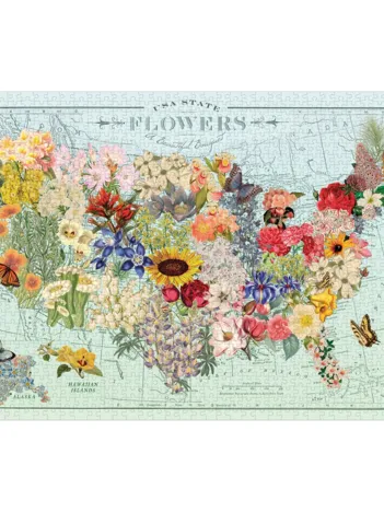Produit États-Unis en Fleurs - Puzzle 1000 Pièces Image