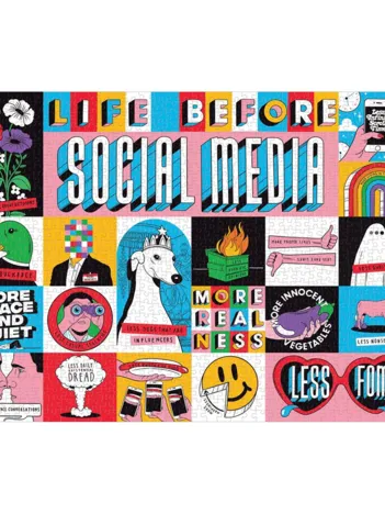 Produit La Vie Avant les Médias Sociaux - Puzzle 1000 Pièces Image