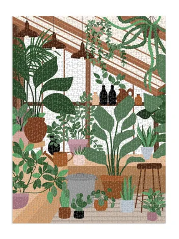 Produit Maison des Plantes - Puzzle de 1000 Pièces dans une Boîte Carrée Image