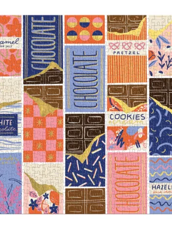 Produit À la Barre de Chocolat - Puzzle Étincelant de 500 Pièces Image