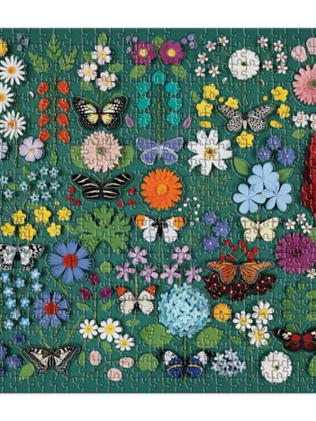 Produit Papillon Botanique - Puzzle de 500 Pièces avec Pièces Façonnées Image