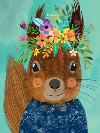 Produit Floral Friends - Sweet Squirrel Image
