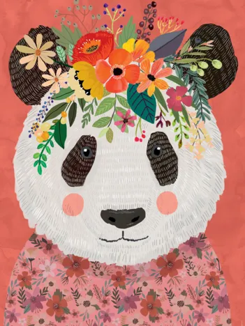 Produit Floral Friends - Cuddly Panda Image