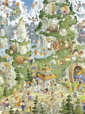 Produit Edition Funky Zoo - Himalayan habitat Image