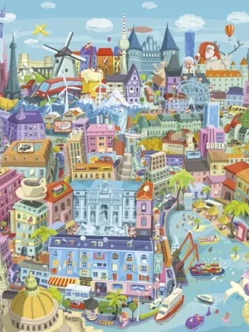 Produit Cartoon Triangular - Good Old Europe Image