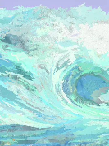 Produit Matthew Cusick - Map Wave Image