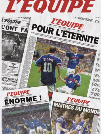 Produit Les Exploits des Équipes de France - Football, HandBall, Rugby Image